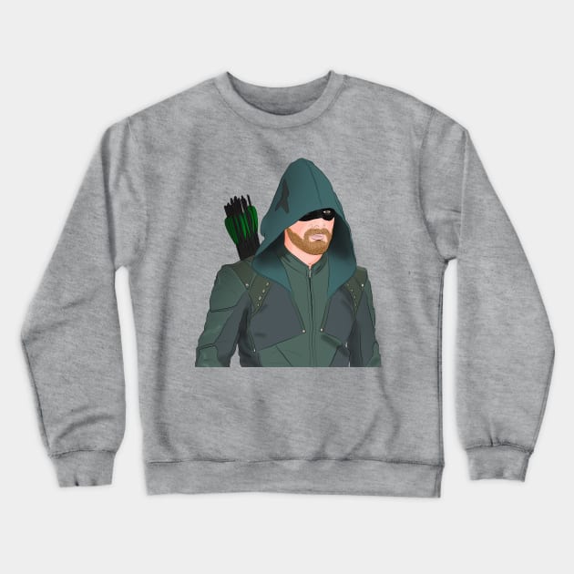 Hooded Vigilante Crewneck Sweatshirt by PhoebeP